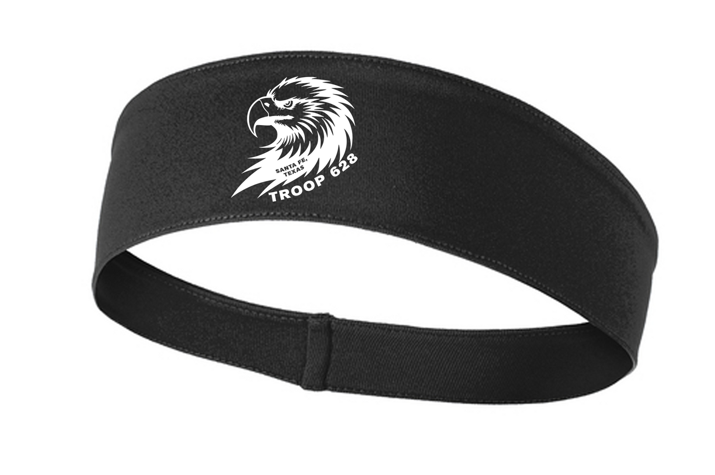 Troop 628 Sport-Tek Competitor Headband Eagle Logo