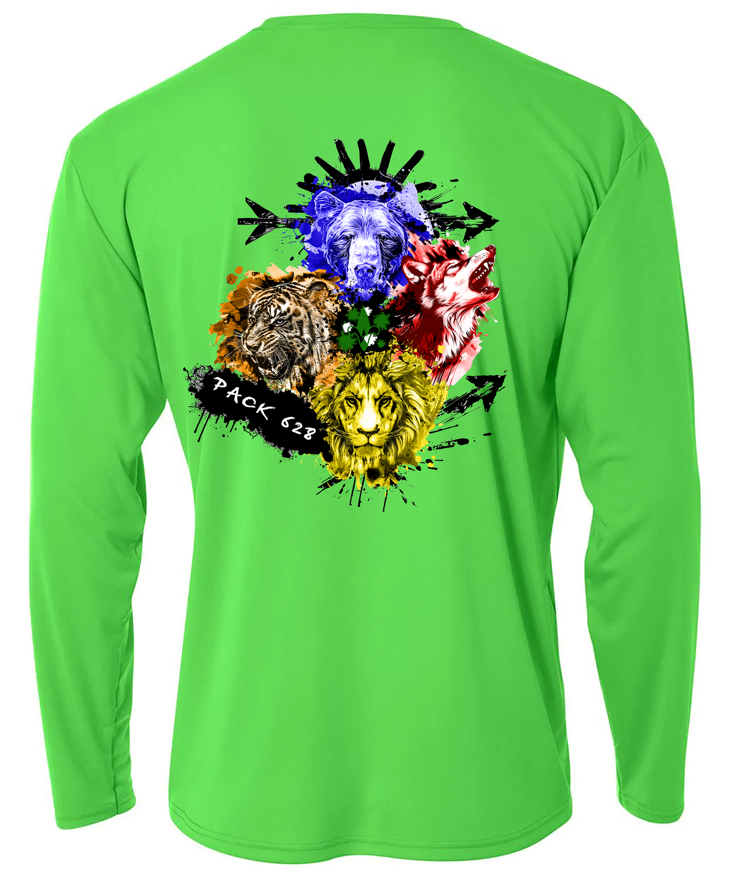 Pack 628 Unisex A4 Cooling Performance Long Sleeve Crew
