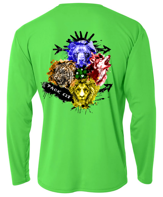 Pack 628 Unisex A4 Cooling Performance Long Sleeve Crew
