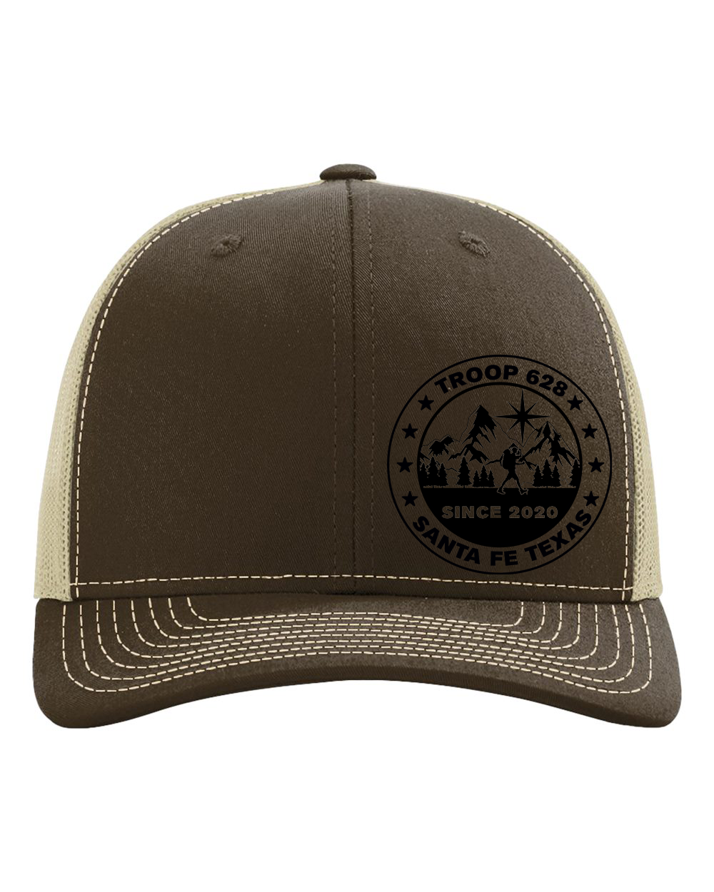 Brown/Khaki Richardson Snapback 112 Troop 628
