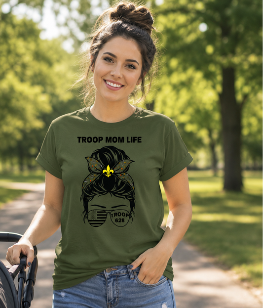 Jerzees Dri-Fit Unisex Troop 628 Mom Life Shirt