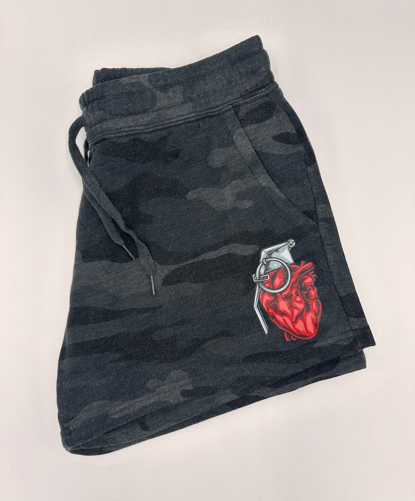 Women's Matching "Make Love Not War" Shirt & Shorts set