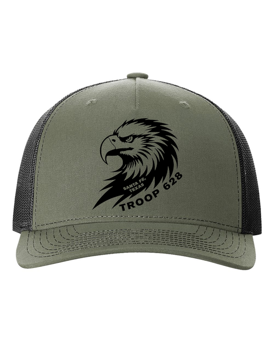 Loden/Black Richardson Snapback 112FP Troop 628