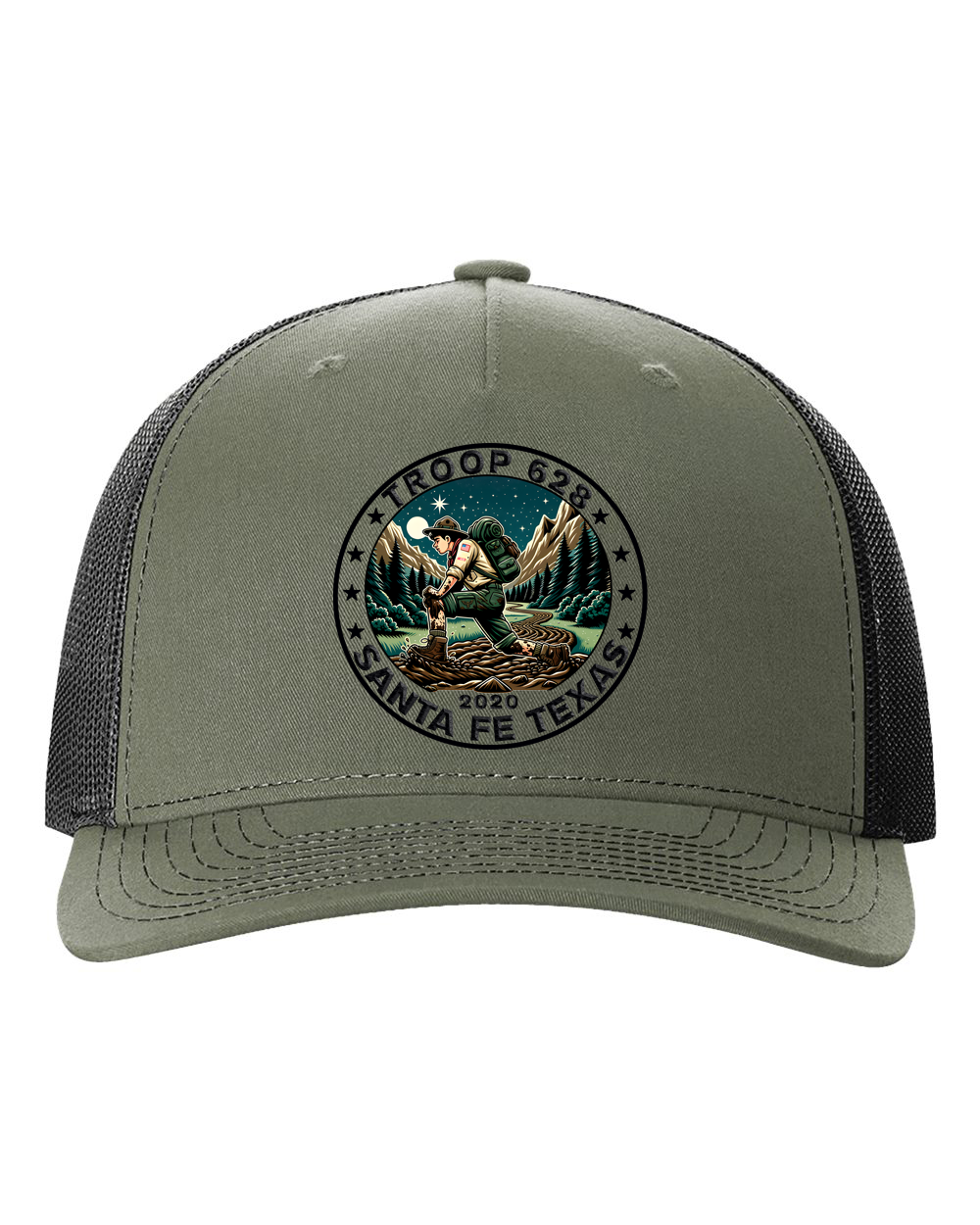 Loden/Black Richardson Snapback 112FP Troop 628