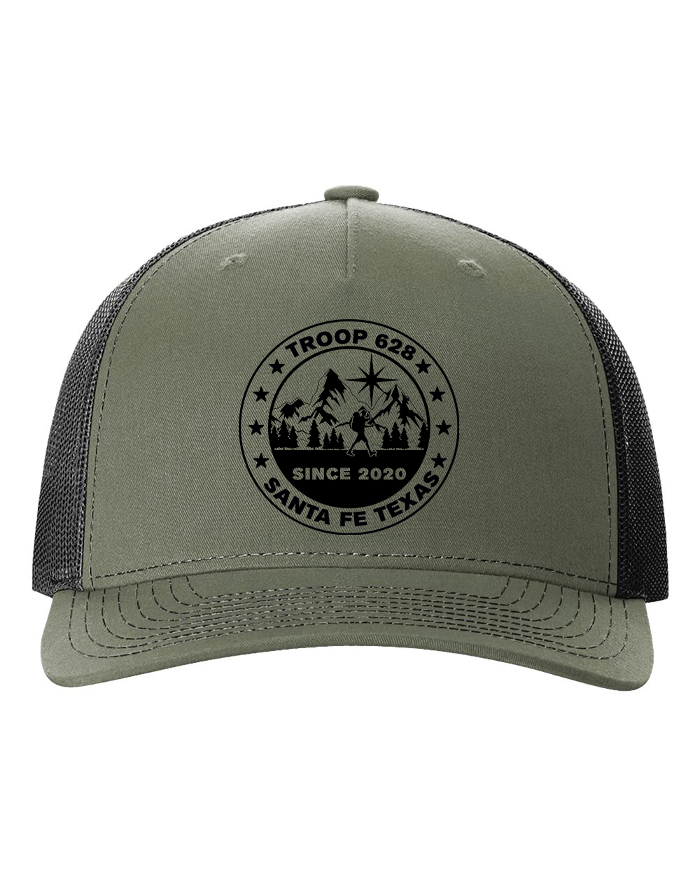 Loden/Black Richardson Snapback 112FP Troop 628