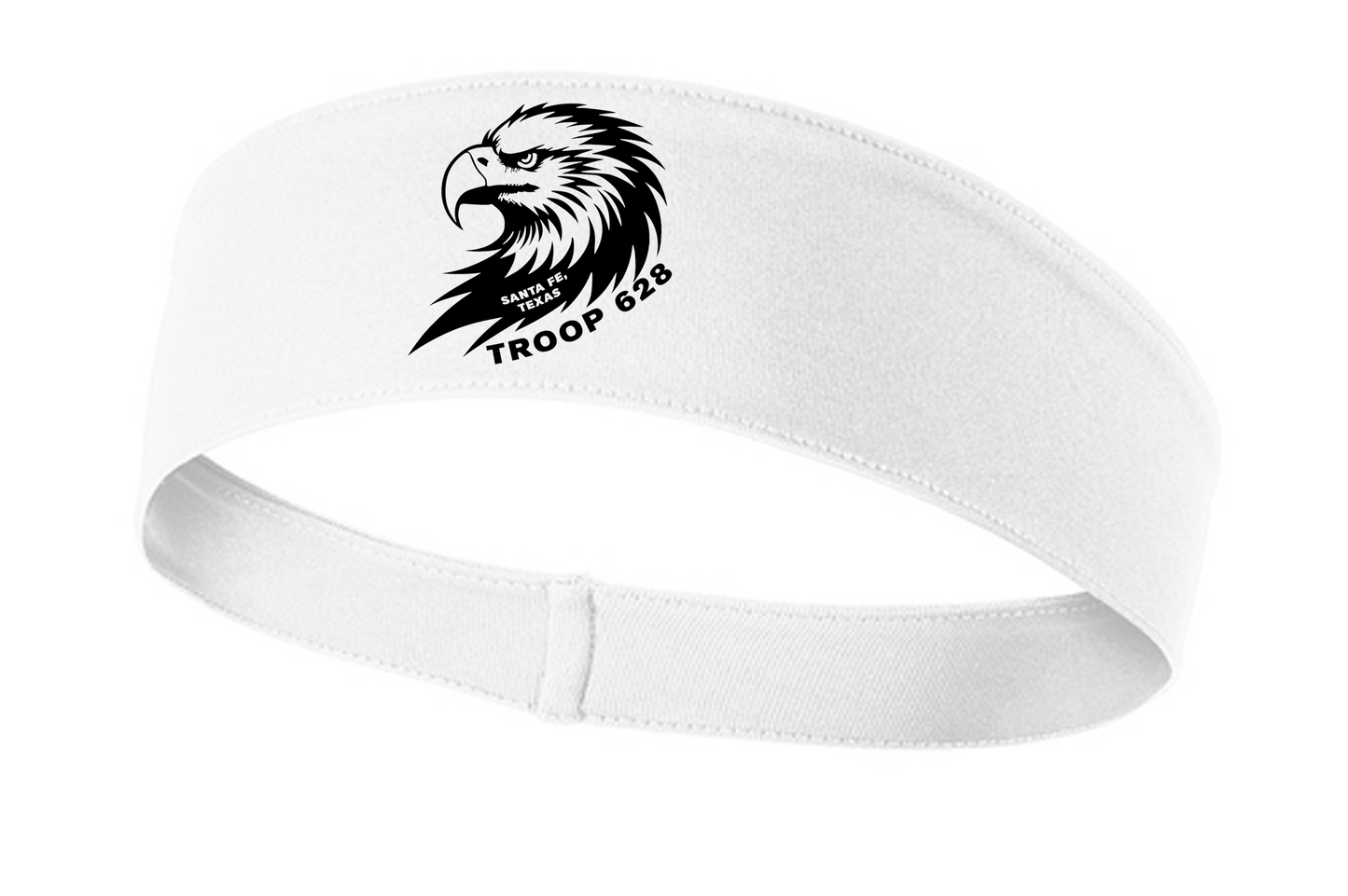 Troop 628 Sport-Tek Competitor Headband Eagle Logo