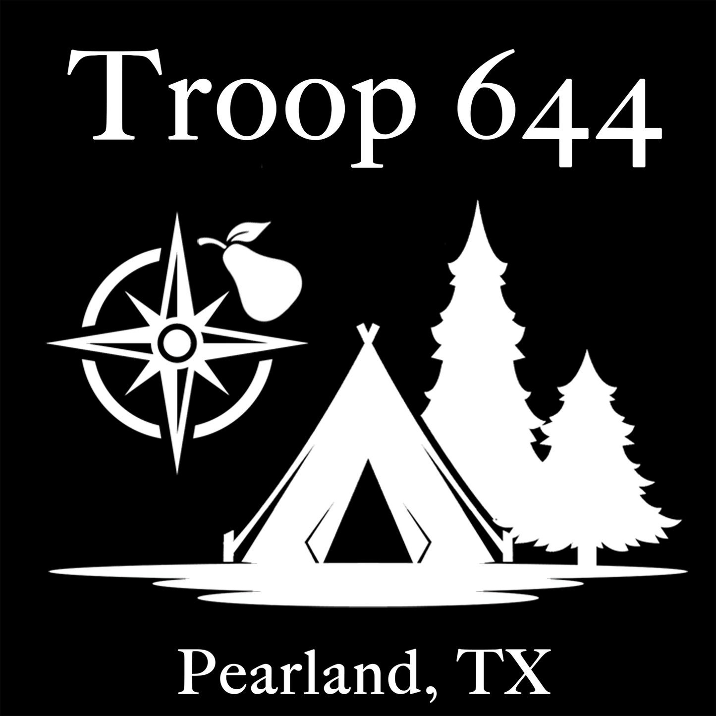 Troop 644 UV Car Sticker Decal