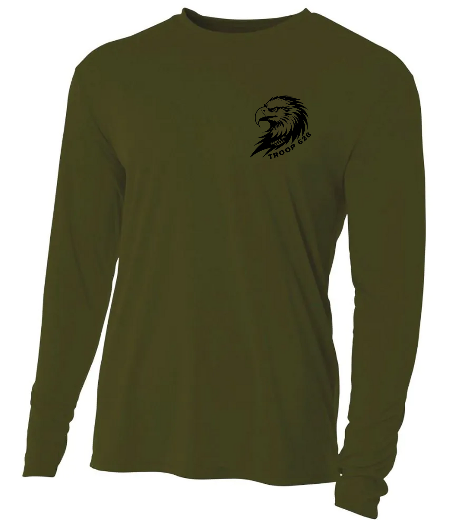 A4 Troop 628 Unisex Cooling Performance Long Sleeve Crew
