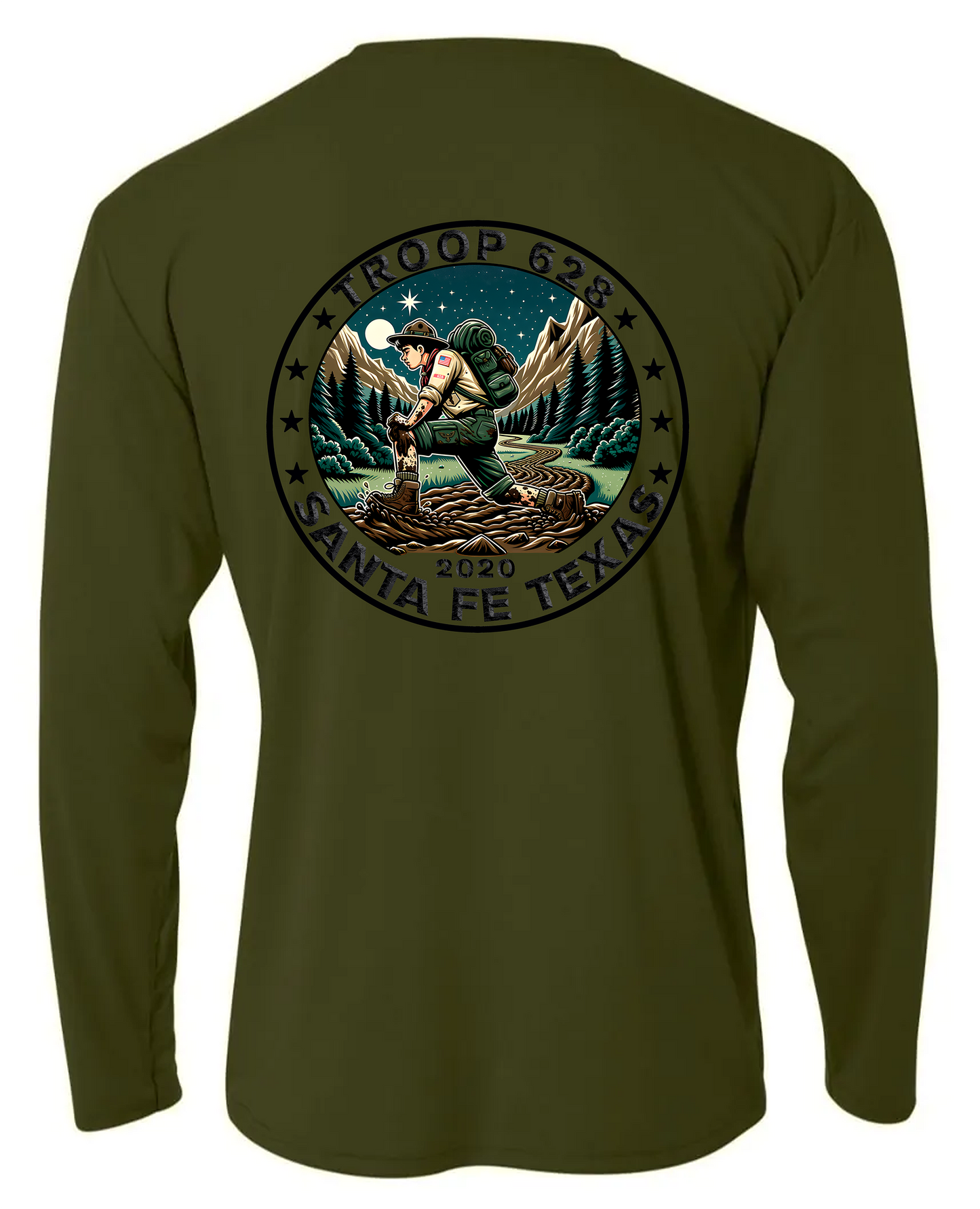A4 Troop 628 Unisex Cooling Performance Long Sleeve Crew