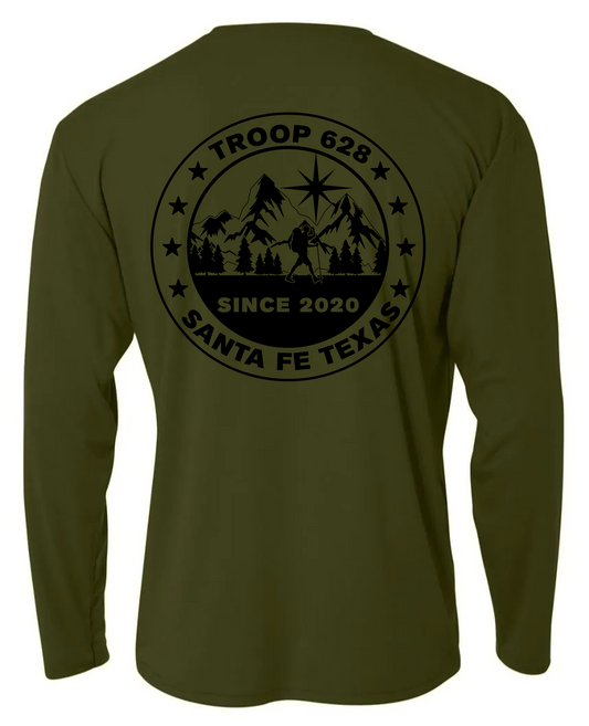 A4 Troop 628 Unisex Cooling Performance Long Sleeve Crew